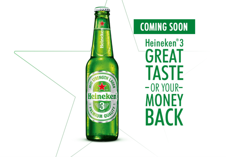 3's Money Back Guarantee is a first for Heineken in Australia.