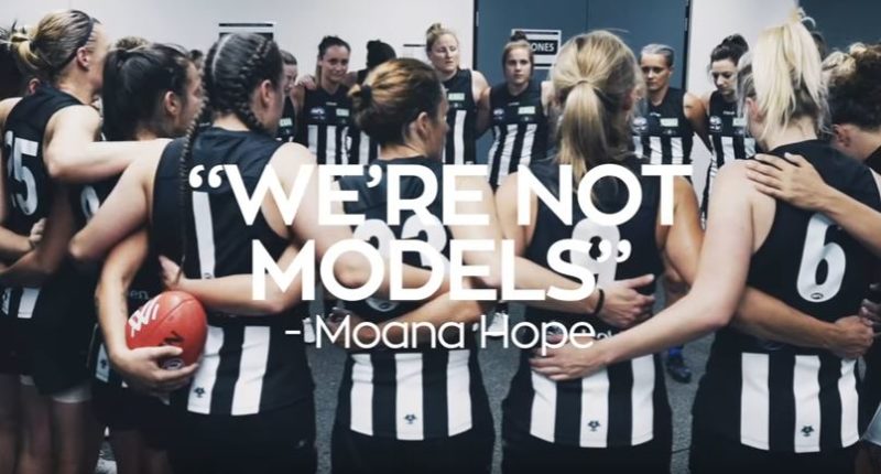 Holden's AFLW campaign tackles issues of diversity and body image.