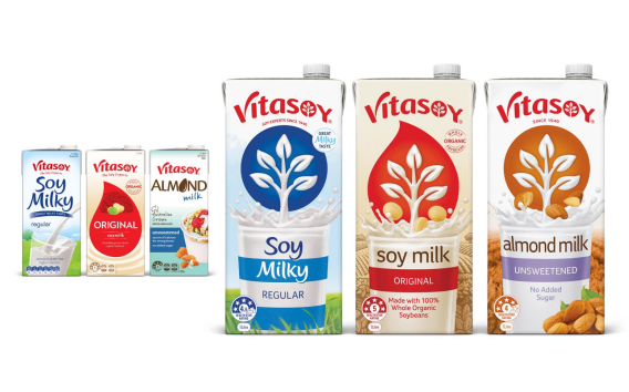 Vitasoy plant milk undergoes brand refresh with Believe Branding
