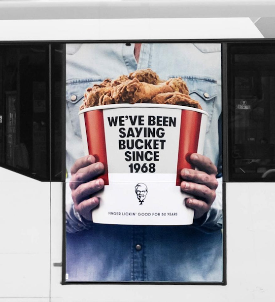 Bucket. Why not?' asks KFC in cheeky new outdoor ad