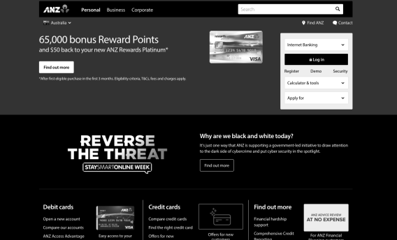 Brands to turn websites black and white in cybersecurity campaign