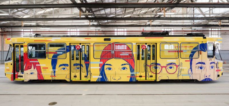 Officeworks sponsors the Melbourne Art Trams initiative