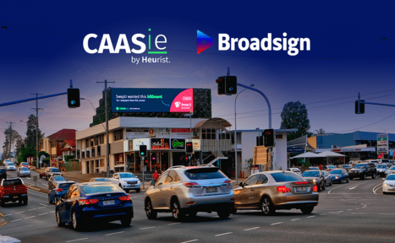 OOH marketing platform Broadsign partners with CAASie