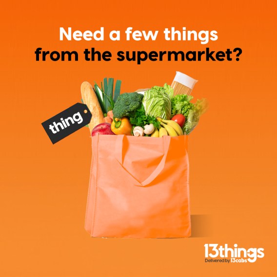 13 Cabs launches 13 Things campaign to support its delivery service