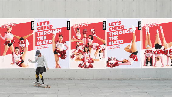 The Bonds ‘Cheer Bleeders’ looks to empower through period discomfort