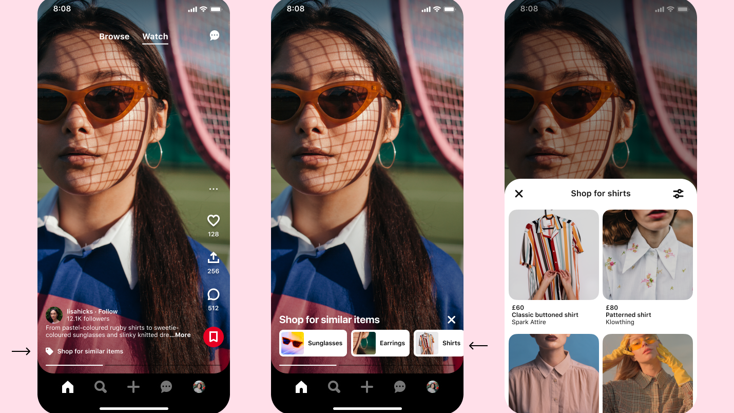 Pinterest rolls out AR beauty try on and shop similar feature