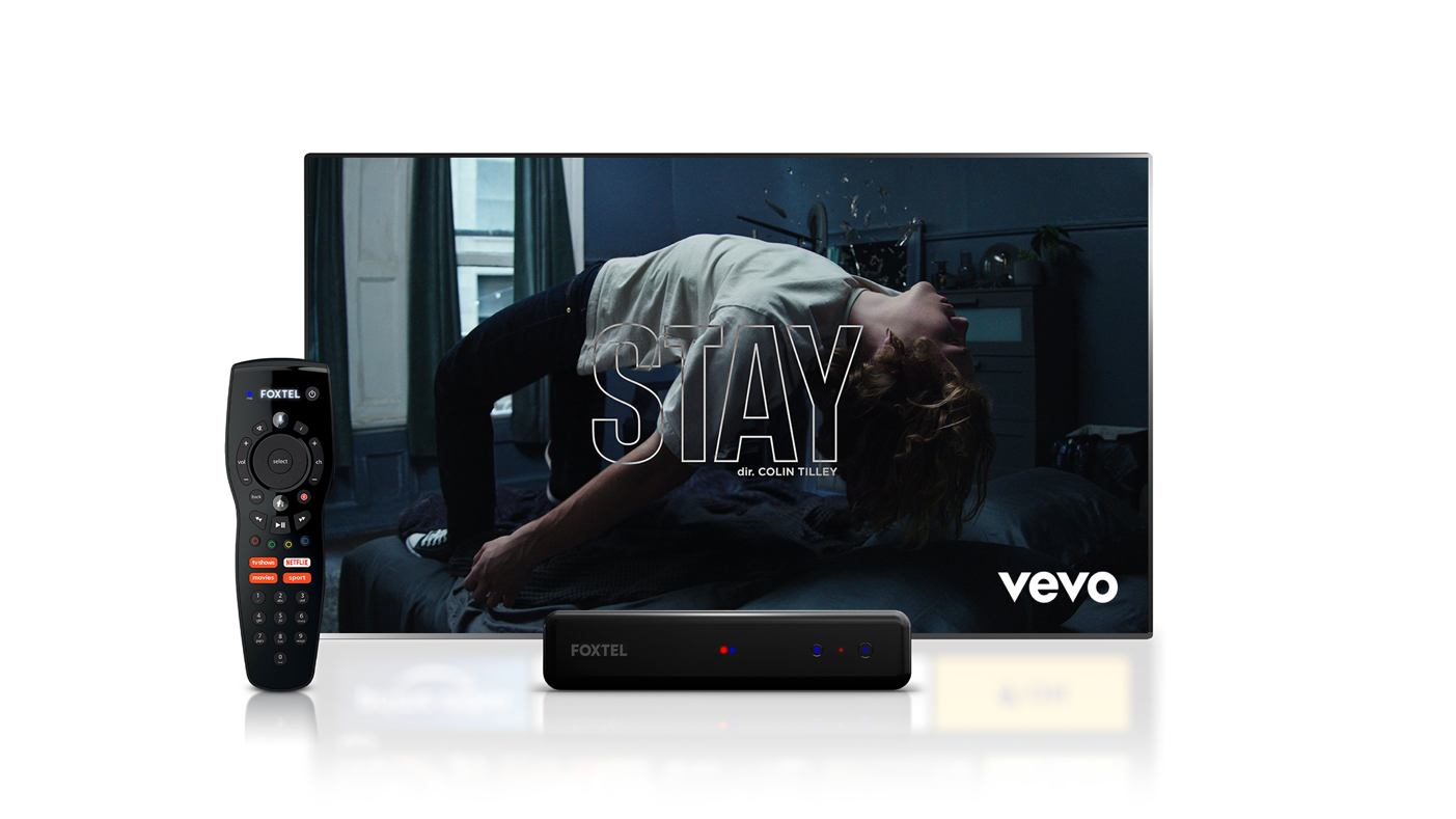 Vevo launches app on Foxtel set top boxes