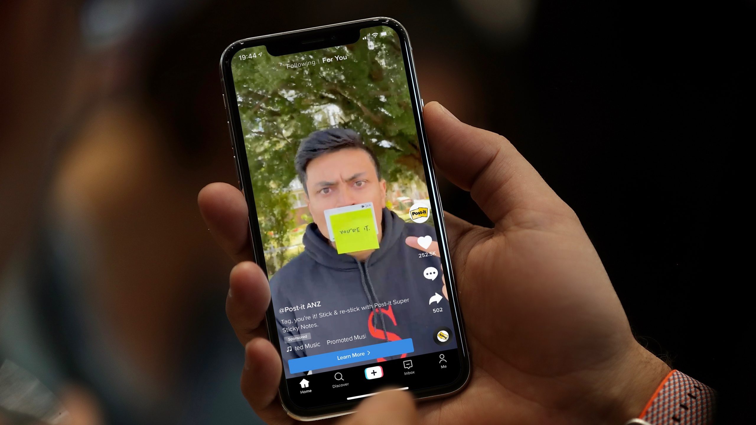 Dig plays tag on TikTok for Post-it campaign