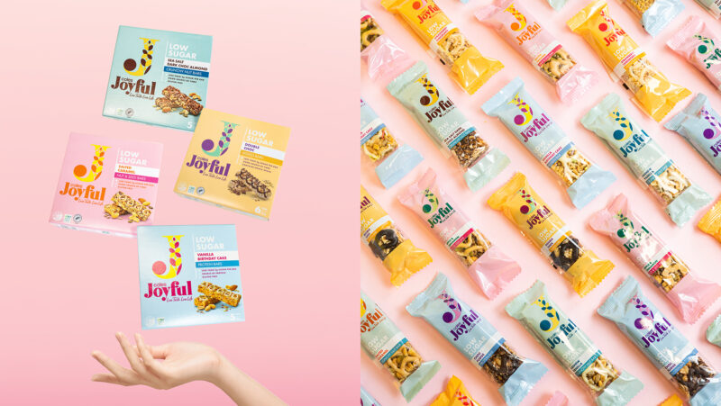 Hulsbosch creates new identity for low-sugar snacks range, Coles Joyful