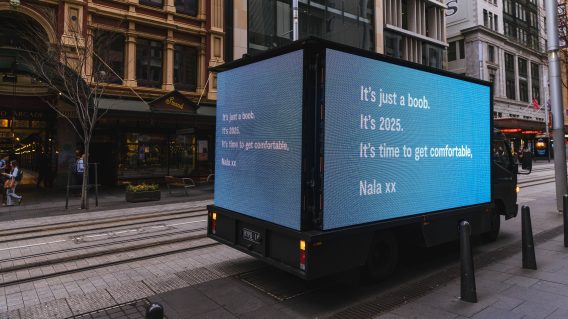 Nala rolls out roaming billboard to protest breastfeeding stigma