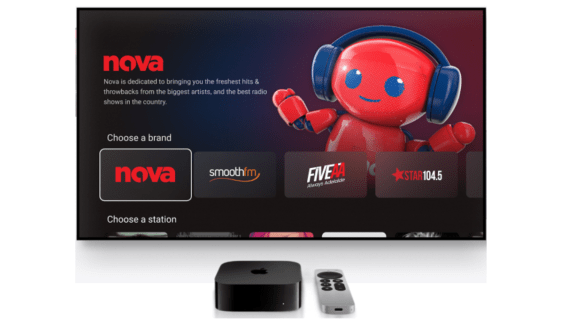 Nova stations now streaming on Apple TV